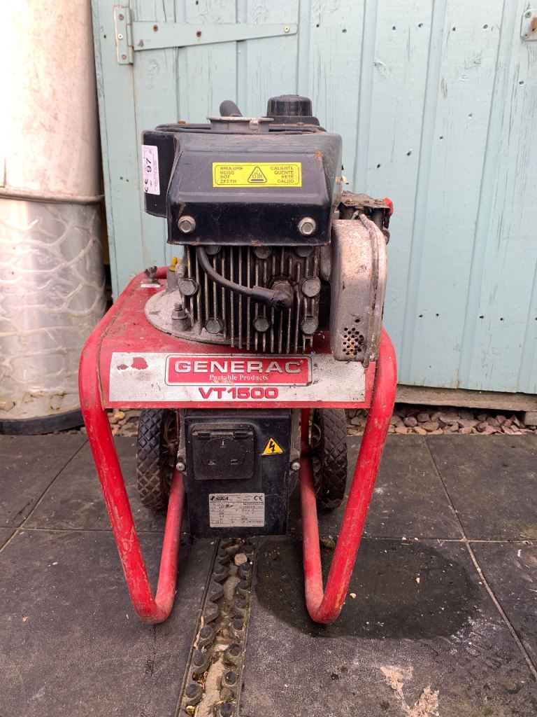 Generac VT 1500 petrol generator 