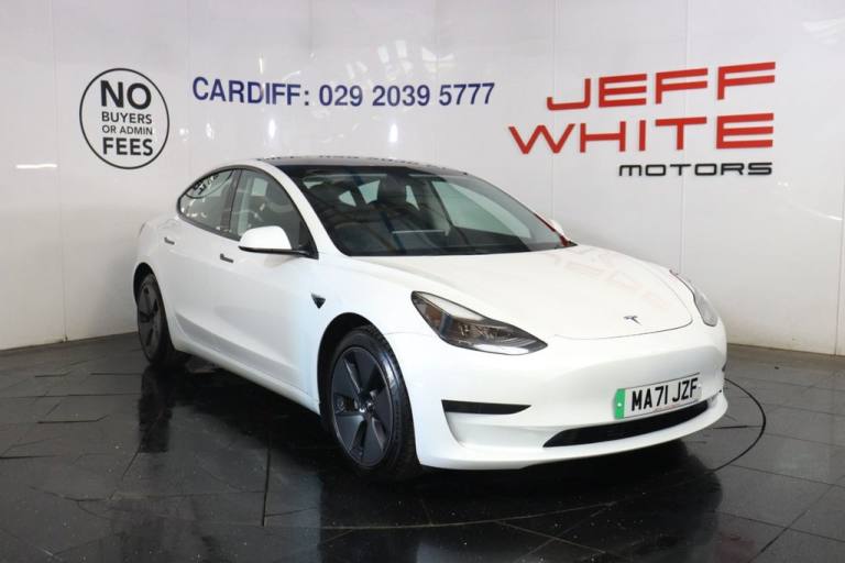 2021 Tesla Model 3 Standard Range Plus 4dr Auto RWD (PAN ROOF) Saloon ELECTRIC Automatic