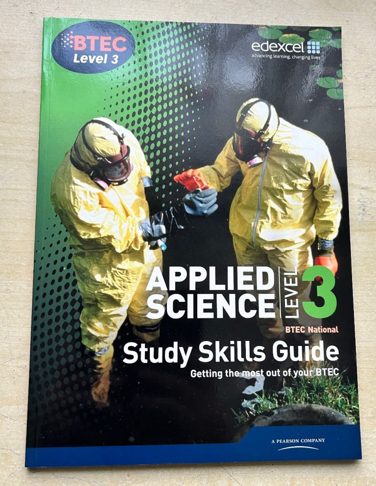 BTEC Applied Science Level 3 Study Skills Guide – Good Condition
