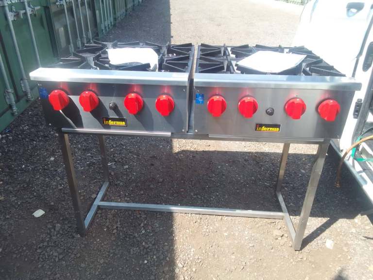Catering trailer equipment gas tabletop hob burners cookers restaurant kitchen item