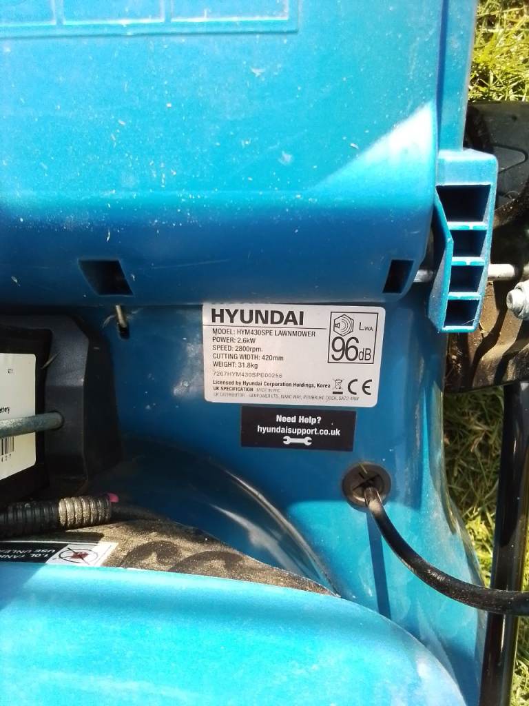Hyundai lawnmower 