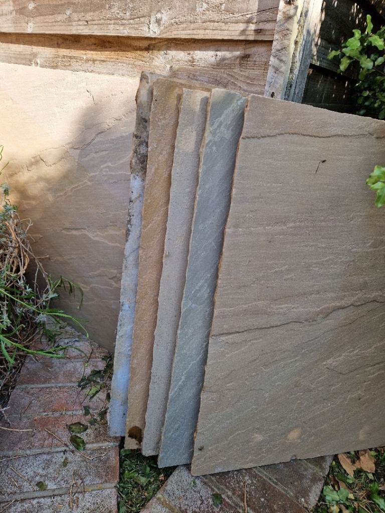Indian sandstone paving slabs