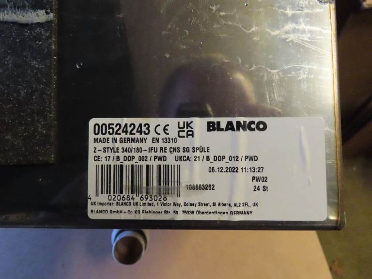 BLANC 1.5 Stainless Steel Sink