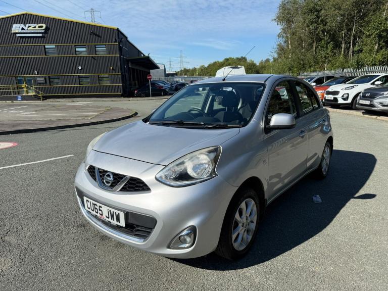 2015 65 REG NISSAN MICRA ACENTA 1.2 5 DOOR PETROL HATCHBACK MANUAL SILVER EURO 6