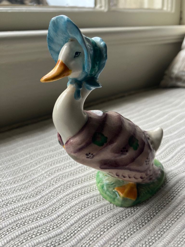 Beswick Beatrix Potter Jemima Puddle Duck Ornament