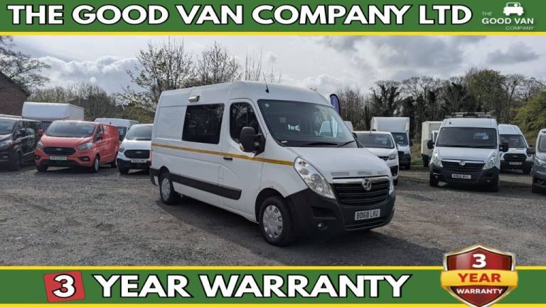 2018 Vauxhall Movano VAUXHALL MOVANO L2 H2 WELFARE UNIT, ex-Network Rail vehicle . 3 YEAR WARRAN ...