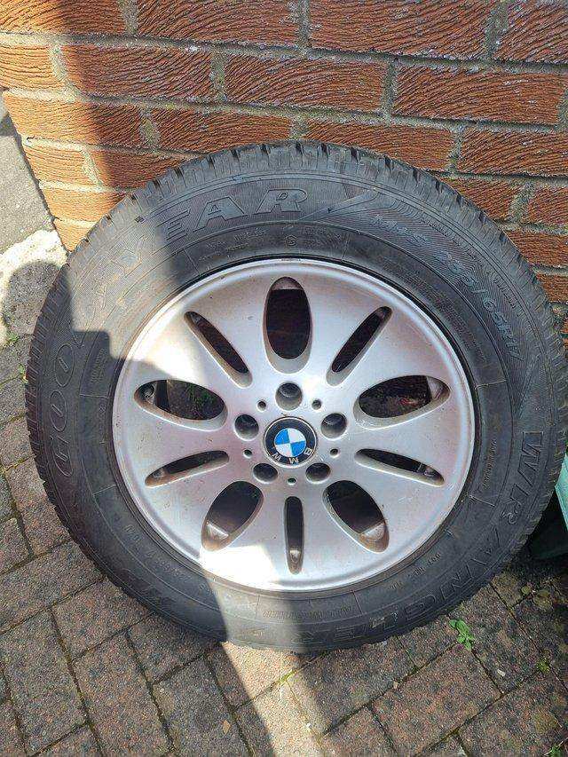 17" BMW X5 Alloy Rim with a GoodYear Tyre