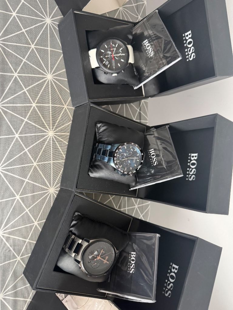 Set of 3 Hugo boss watches 