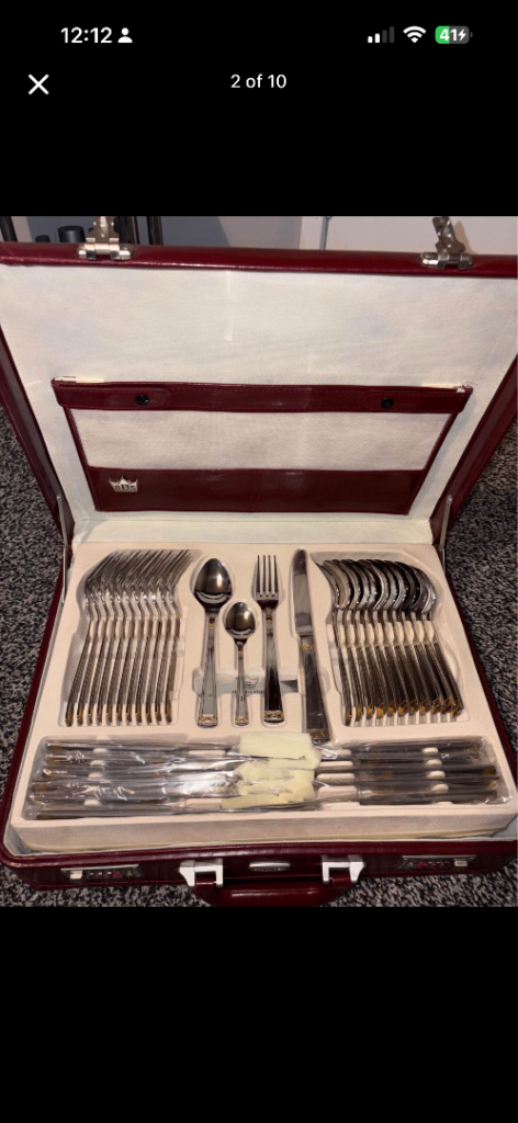 gold-plated cutlery from SBS Bestecke solingen 