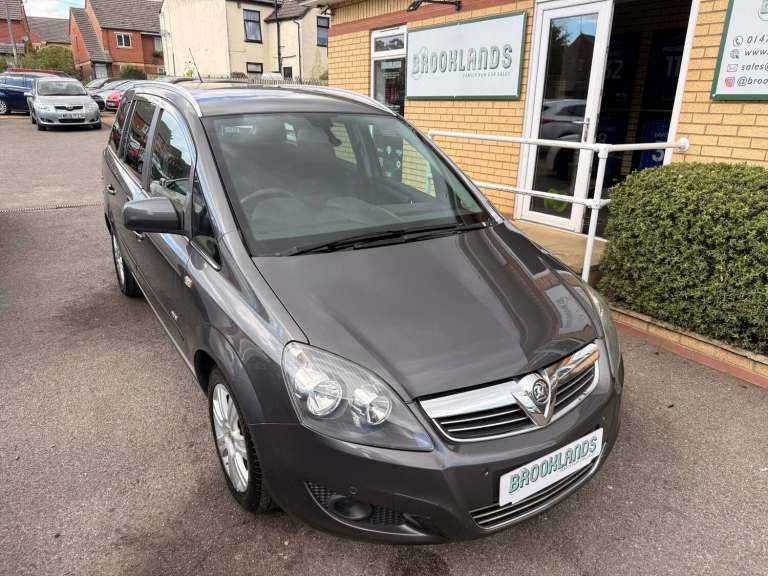 2012 Vauxhall Zafira 1.6 Design 7 Seat Petrol Grey Low Insurance Group Isofix