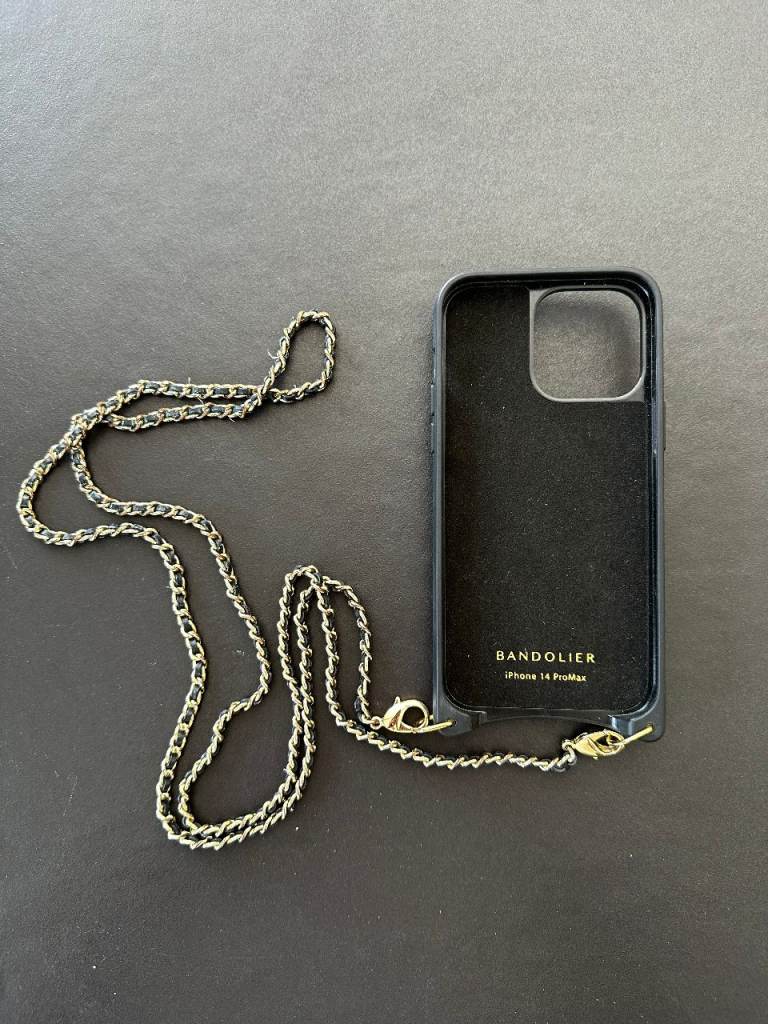Leather Crossbody Bandolier Set for iPhone 14 ProMax (Bandolier)
