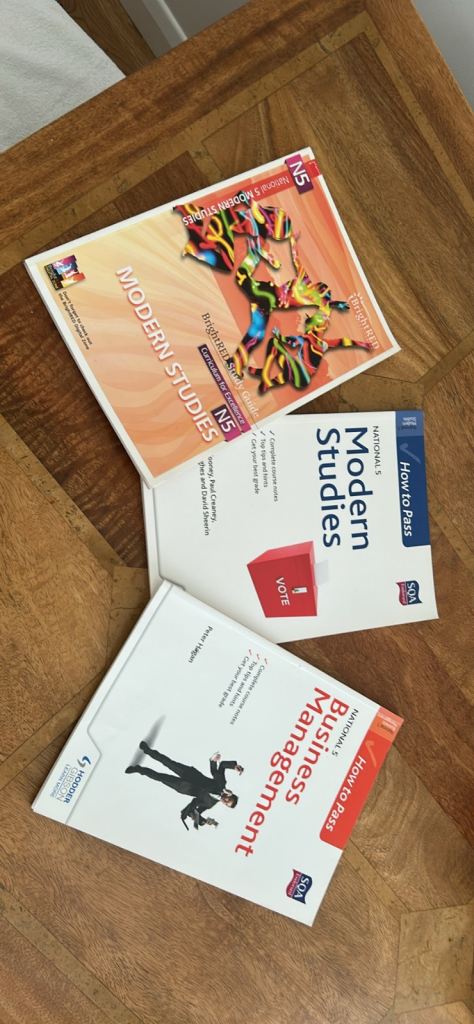 National 5 Revision books