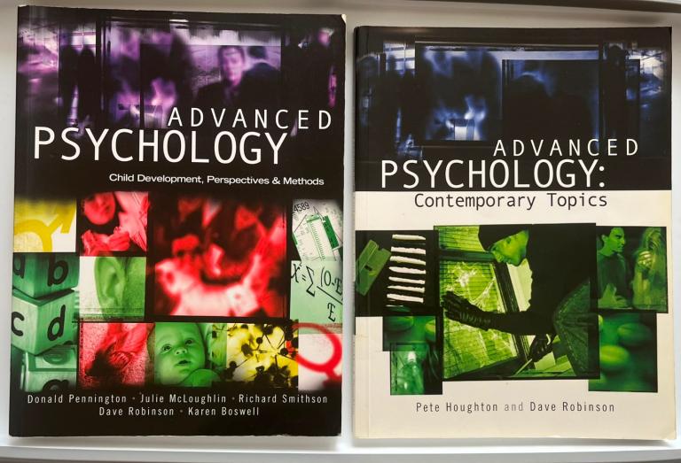 2x Advanced Psychology Textbooks.