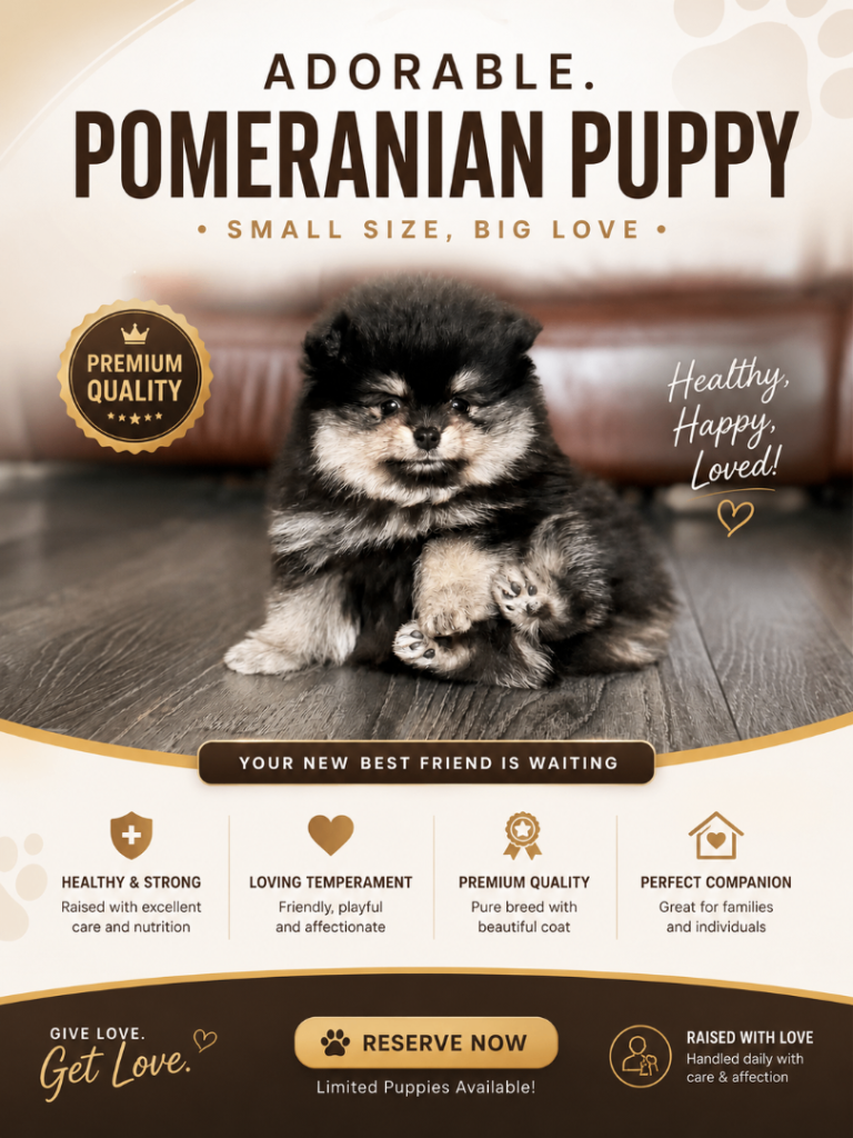 🌟 Luxury Pomeranian Puppy Boy 🌟