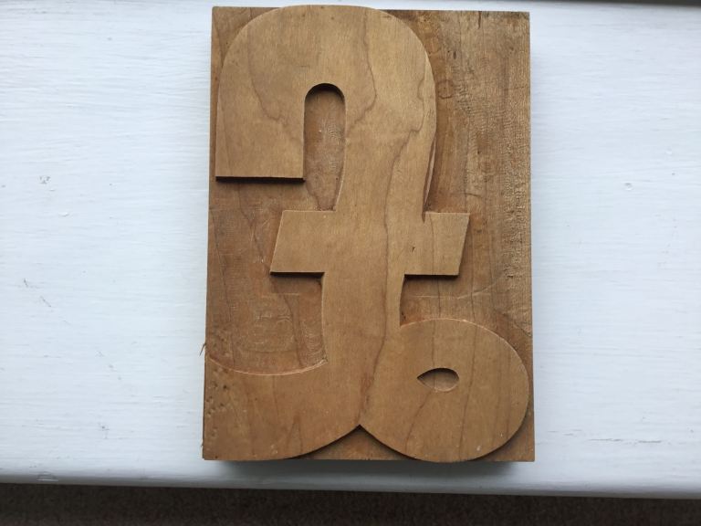 Letterpress Block