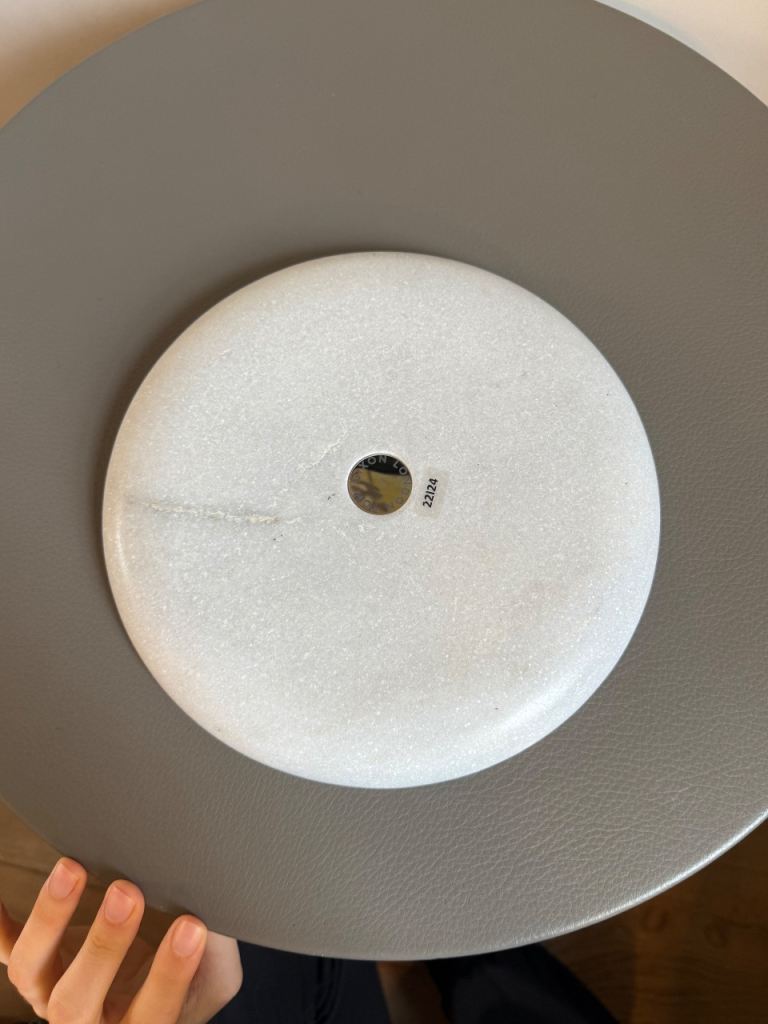 Tom Dixon ‘Stone’ Marble Serving Board – Silver/White (Retail £150)