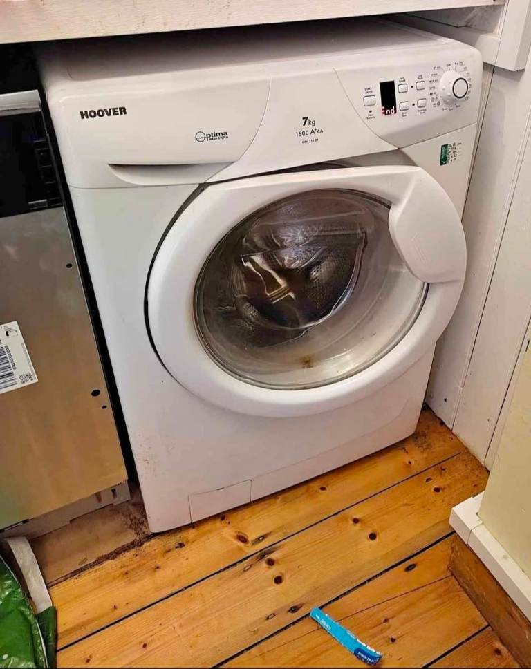 HOOVER Washing Machine 7kg – White, good Condition