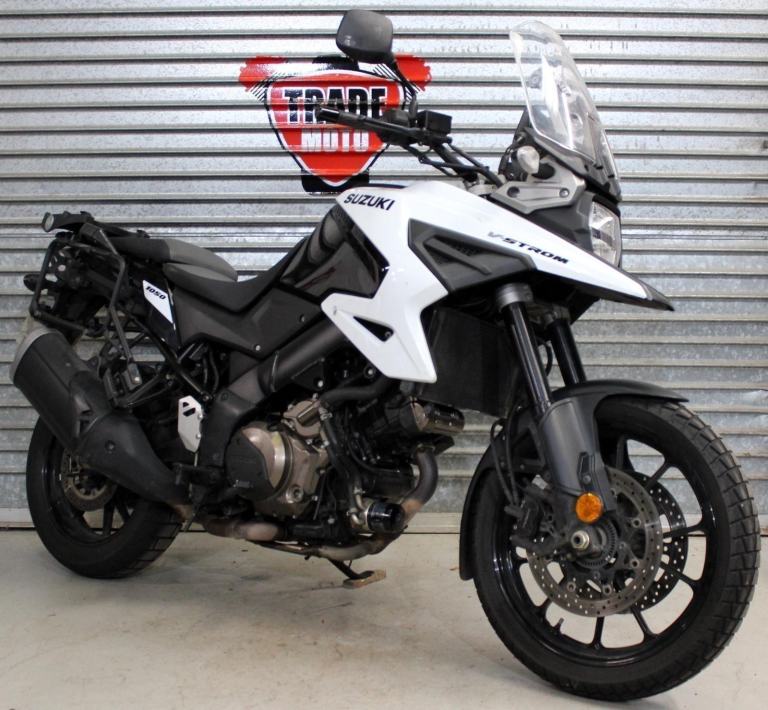 2021 21 SUZUKI DL 1050 ABS RQ M0 V-STROM TRADE SALE VSTROM HPI CLEAR 17K WHITE