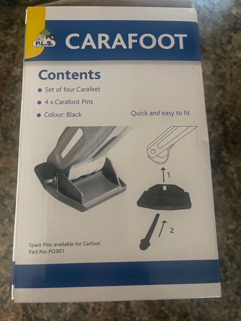 “CARAFOOT” Caravan Stabiliser Leg  FOOT PROTECTORS