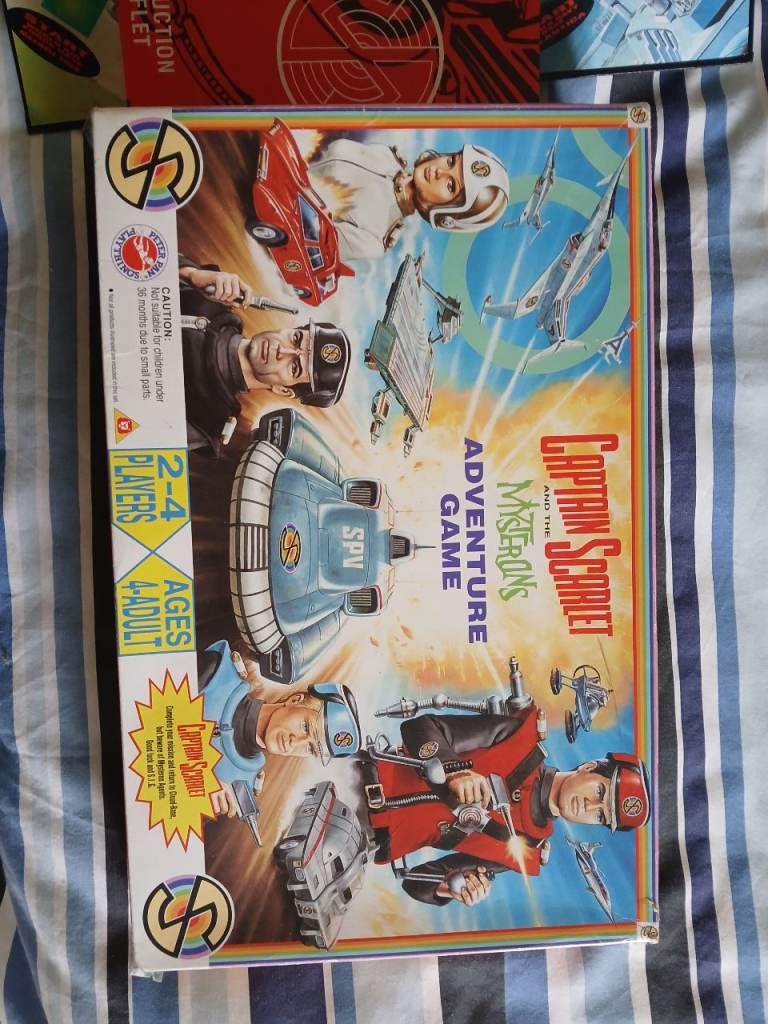 Captain Scarlet and the Mysterons Adventure Game – Vintage Board Game