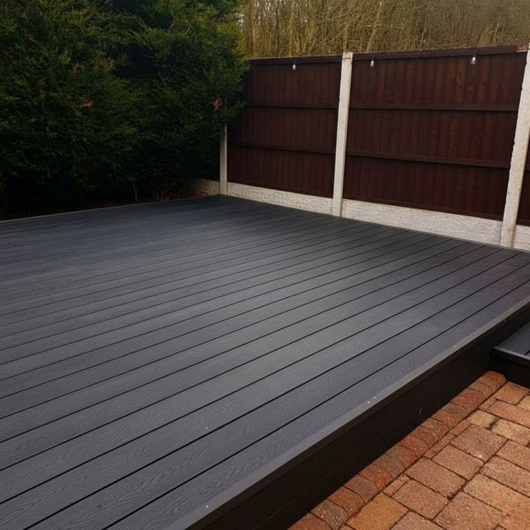 & 3D Premium 4.8m Textured 3.6m | Black Woodgrain Decking Composite