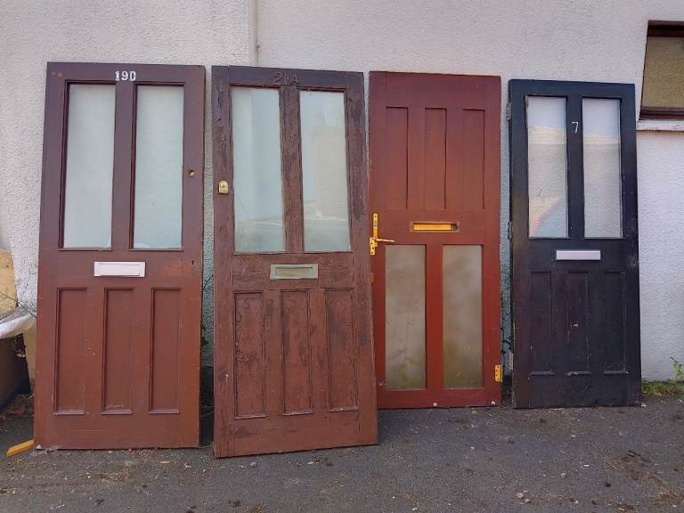 Selection of Wooden mahogany External Doors