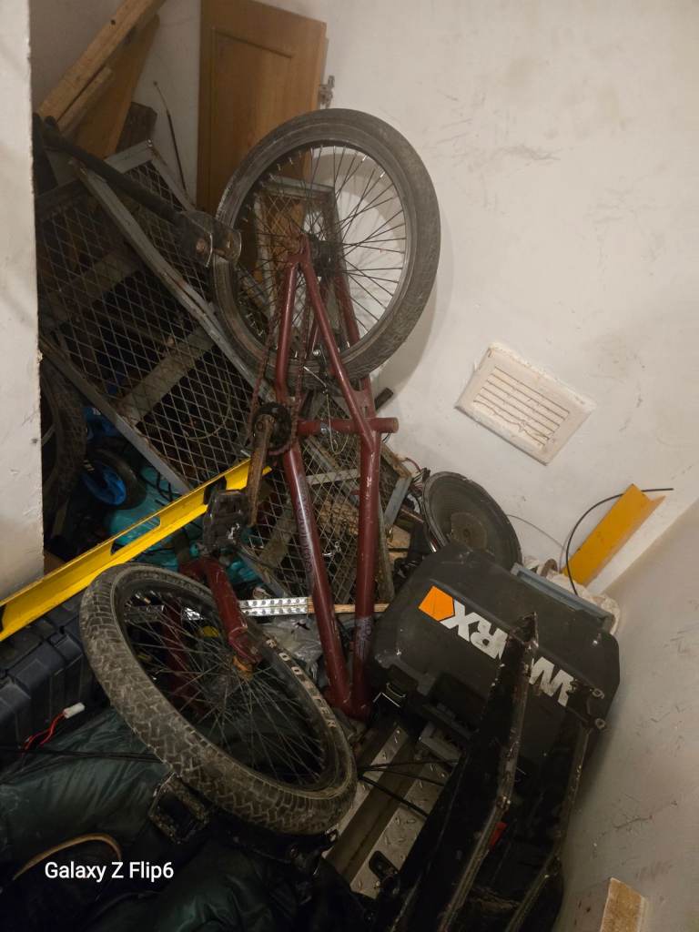 BMX Bike Frame and Wheels – Fair Condition, £25.00 for Sale