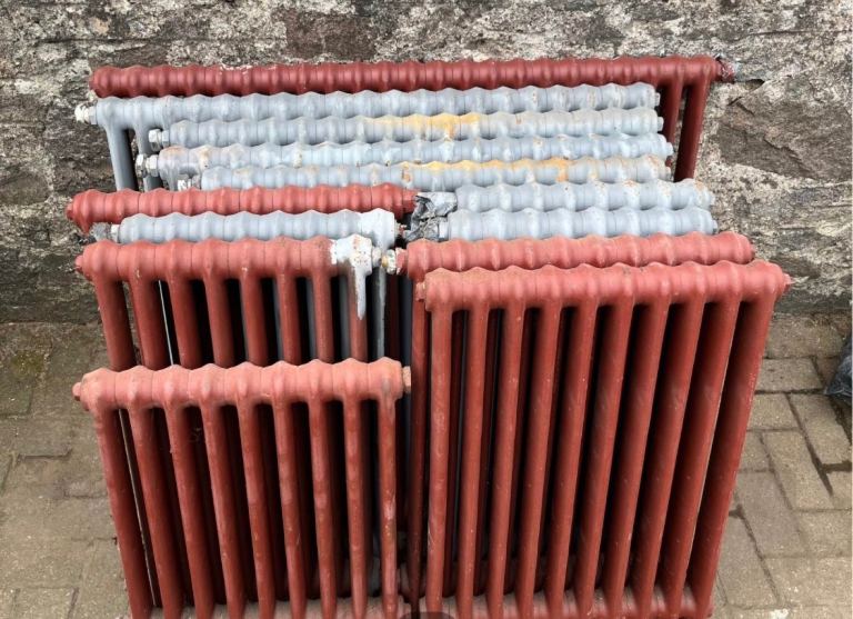 Cast iron radiators 