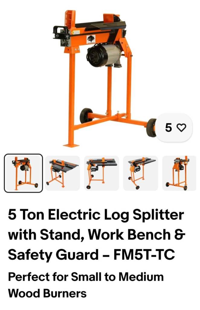 Log Splitter.  model FM5