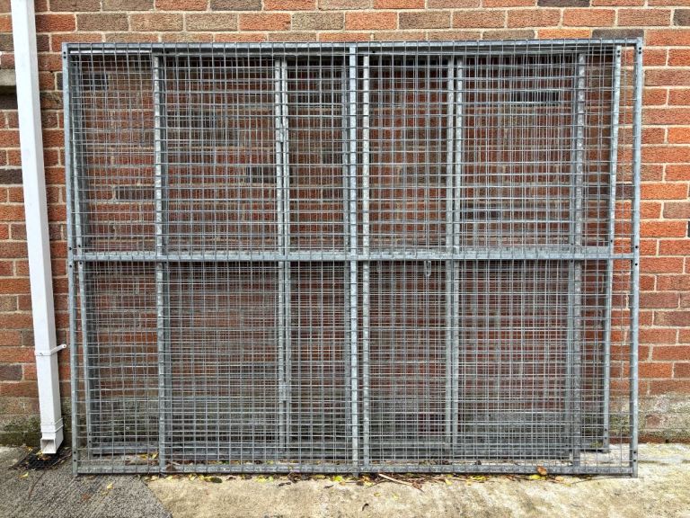 Massive dog run - fully galvanised