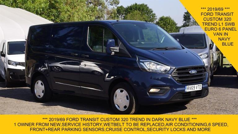 2019 Ford Transit Custom 320 TREND L1 SWB IN DARK BLUE,AIR CONDITIONING,PARKING SENSORS AND MORE ...