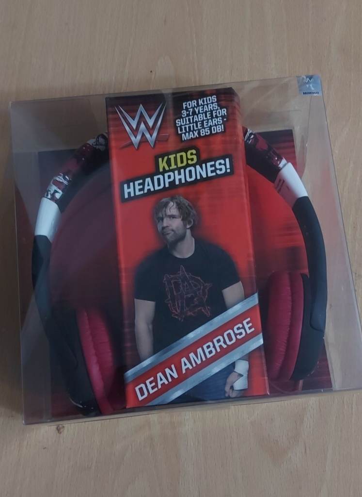 WWE wired headphones