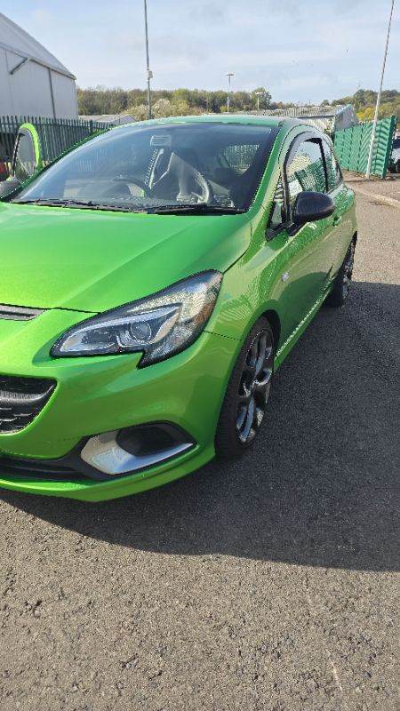Vauxhall Corsa VXR lime green 