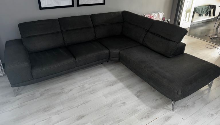 Large Corner Sofa – Grey