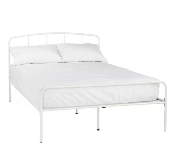 John Lewis 'Alpha' White Bedstead Double