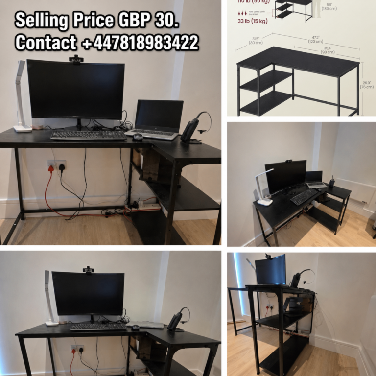 Selling off a computer table as i am moving residence