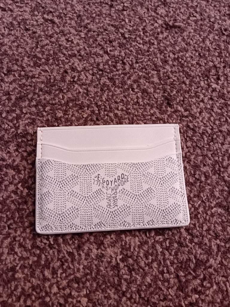 Goyard Card Holder - White, As Good As New
