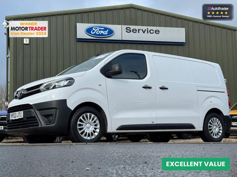 2023 Toyota ProAce SWB L1H1 Low Roof Air Con Nav Sensors EURO 6 Panel Van Diesel Manual