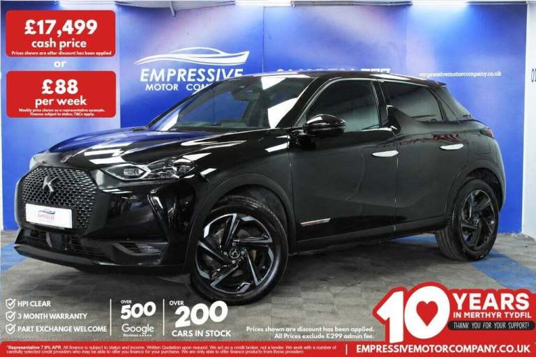 2019 19 DS AUTOMOBILES DS 3 CROSSBACK 1.2 PURETECH LA PREMIERE CROSSBACK 5DR PET