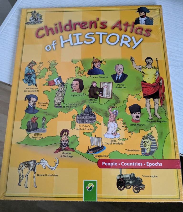 Children's Atlas of History Hardback Book Brand New, Sealed