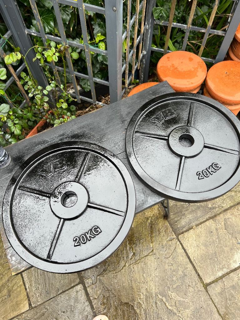 YB Olympic 2 inch Weight Plates - Weights 2 x 20kg