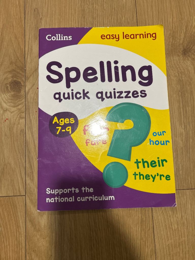 Collins Easy Learning Spelling Quick Quizzes Ages 7-9