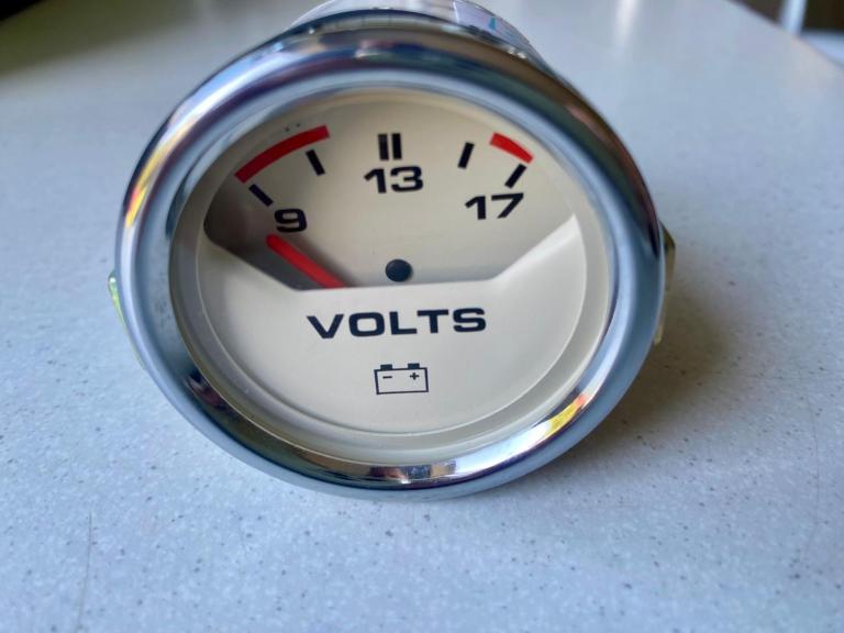 Classic Mini Sportspack Genuine Magnolia Volt Gauge