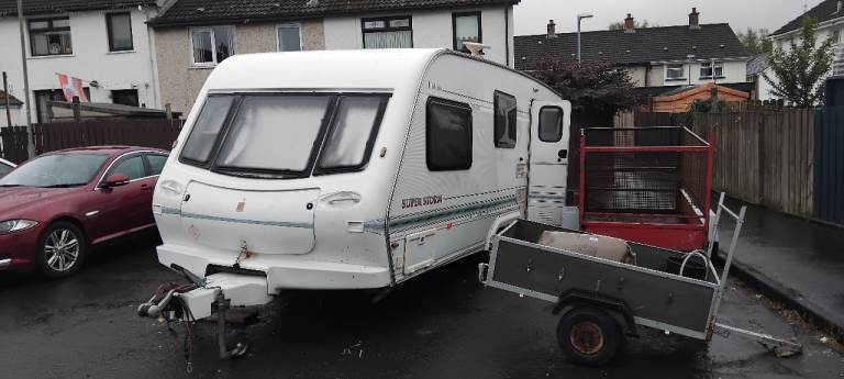 Elddis Crusader Superstorm 6/7birth Caravan will px for trailer 