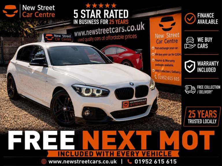2019 BMW 1 Series 1.5 118i GPF M Sport Shadow Edition Euro 6 (s/s) 5dr HATCHBACK Petrol Manual