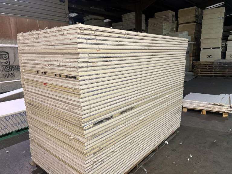 Seconds Insulated Plasterboards 1.2 x 2.4 x 25ml plus 12.5 Plasterboard @ £35.00 each INC VAT