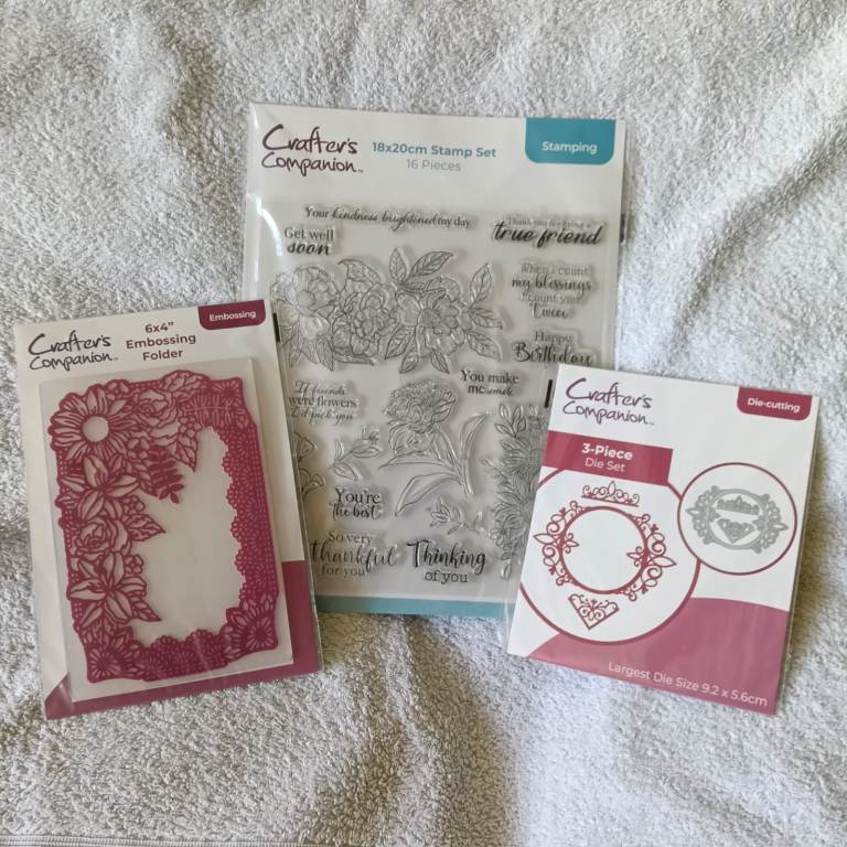 Crafter's Companion Stamping, Embossing, and Die-Cutting Set - NEW