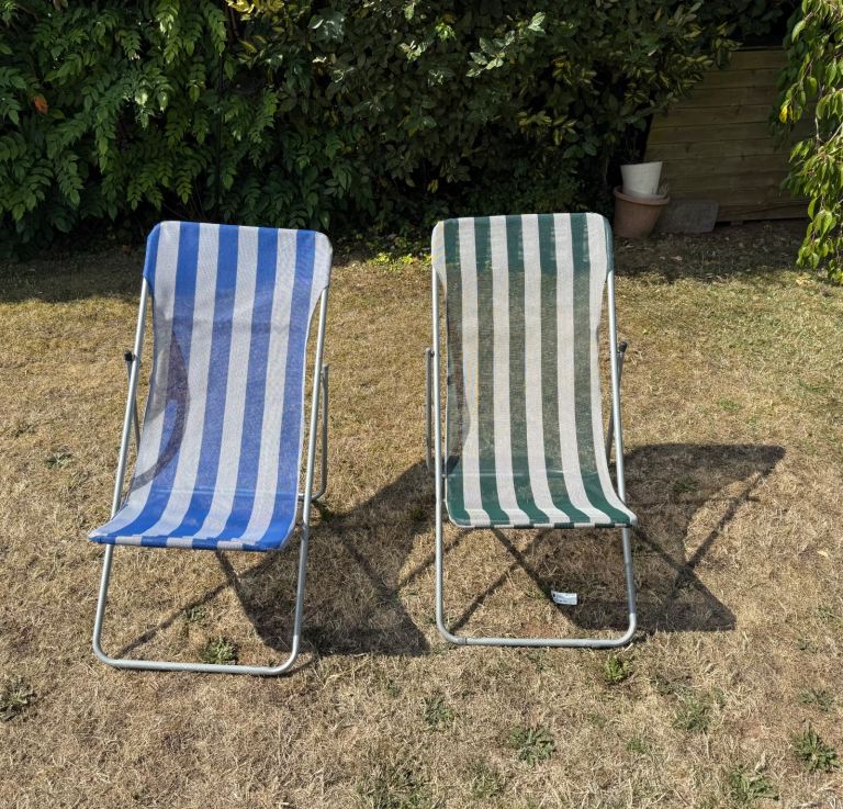 X2 deck chairs fit perfectly in back of campervan