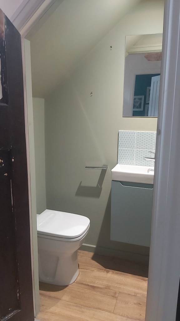 Toilet and sink set