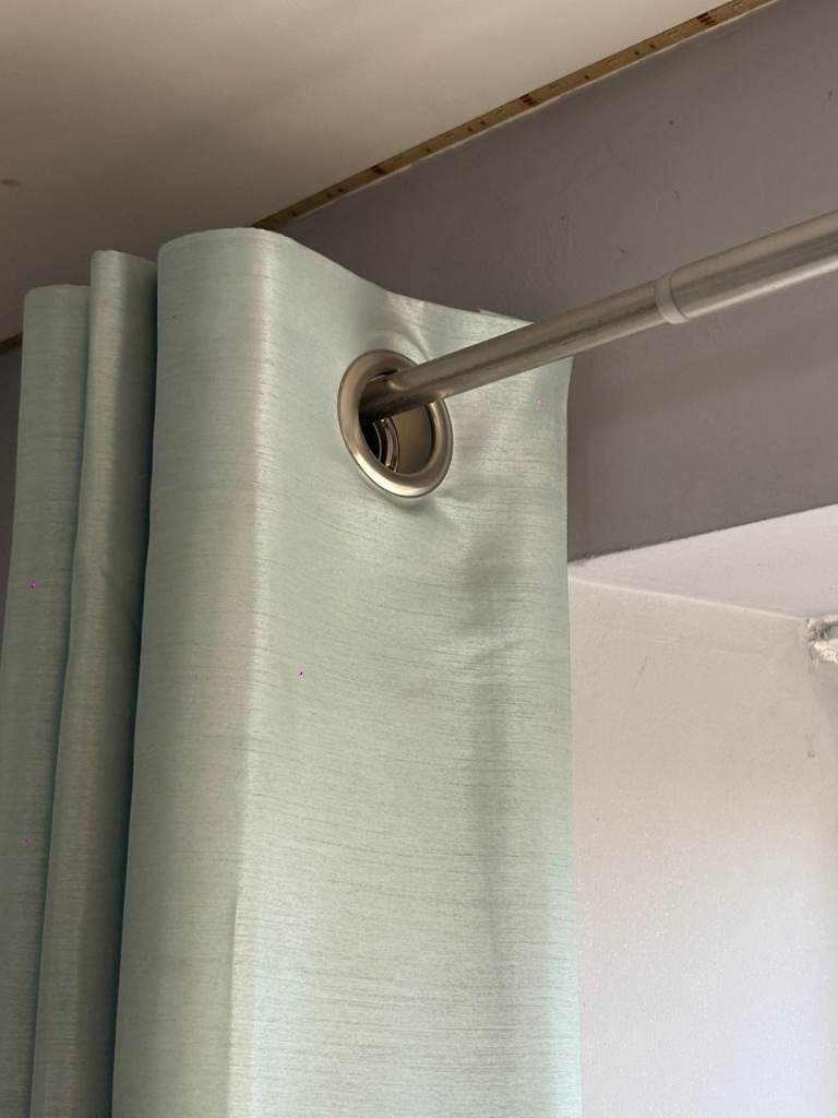 Marks And spencers duck egg blue curtains